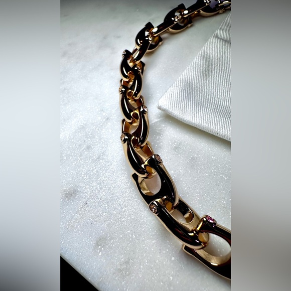 COACH Chunky Signature Chain Link Necklace ✨ ✨ - Picture 7 of 9